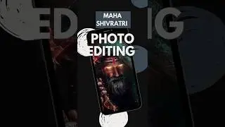 mahashivratri photo editing neon effect | Shivratri editing tutorial #ytshort #viral #photography