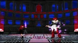 KOF MUGEN Akiha DK 2X & Angelique-Pre 2X VS Final Bosses Team