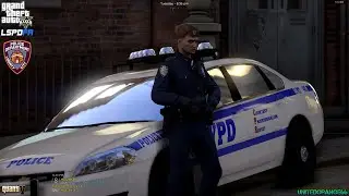 GTA V - LSPDFR 0.4.9🚔 - LCPD/NYPD - Midtown Patrol - Vehicle Fire | Shootout - 4K