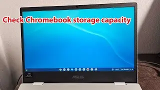 How to check chromebook storage capacity