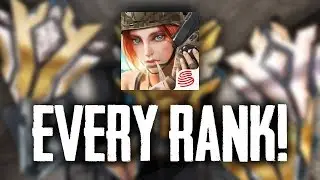 Every rank in Rules Of Survival!