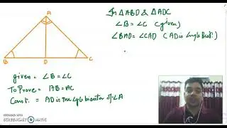 Isoceles Triangle Explanation bh Mayank Sir