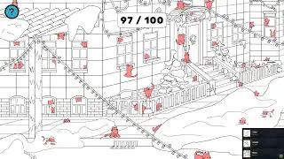 Rumo aos 100% proeza de Hidden Winter Cats