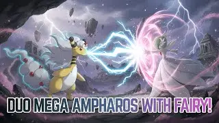 DUO! Mega Ampharos CHARMED by Mega Gardevoir Fairy Power!