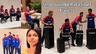 Delhi capitals Players are dancing during ad shoot David Warner, Ishant Sharma | Rashmi Priya Vlogs