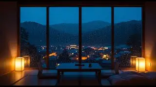 Cozy Rainy Night in a Japanese Room | Relaxing Rain Sounds for Deep Sleep & Calm
