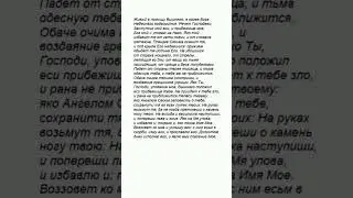 Псалом 90 #молитва #shorts #share #short #prayer #shortsvideo #shortsfeed #youtubeshorts #youtube