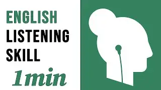 [1 Minute] English Listening Practice DG8