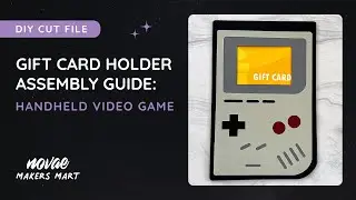 Game Boy Gift Card Holder | Game Boy Birthday Card Template