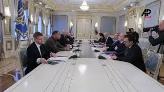 Ukraine's president Volodymyr Zelenskiy met Turkish foreign minister Hakan Fidan