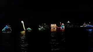 Electrical Water Pageant on the Seven Seas Lagoon, a Walt Disney World classic!