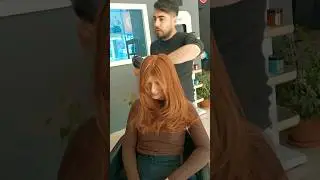 bakır sa&ccedil; kesim #curtingbags #sackesimi #haircut #haircuts #reels #youtubeshorts #balayage