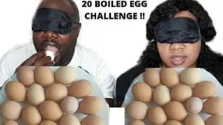 20 BOILED EGGS CHALLENGE/ EATING COMPETITION/ HILARIOUS EGGS MUKBANG.