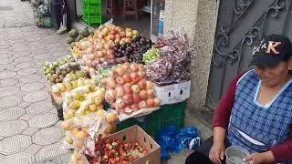 Mario's Travels - Street Market, Mariano Cueva Street, Cuenca, Ecuador