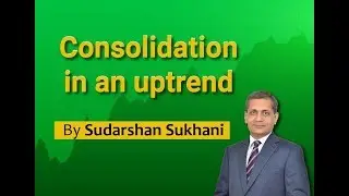 Consolidation in an uptrend