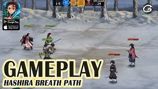 Hashira Breath Path Gameplay - Mobile Game (Android)
