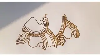 easy Arabian Mehandi design 
