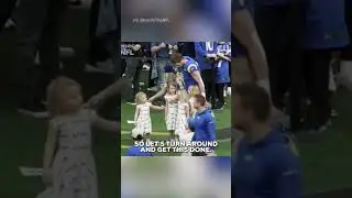 This pregame moment between Matthew Stafford and his daughters will never get old 😅🫶 #nfl #shorts