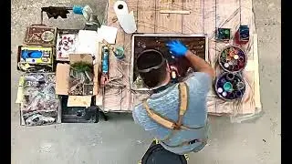 Time-Lapse Epoxy Pour Art | Creating a Stunning Resin Artwork