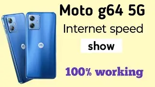 Moto g64 5g me net speed kaise show kare | Moto g64 5g me net speed kaise dekhe | Moto phone trick