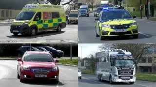 Joint Command Unit - Police Interceptors, Fire Officers and Ambulances Responding in Northampton!