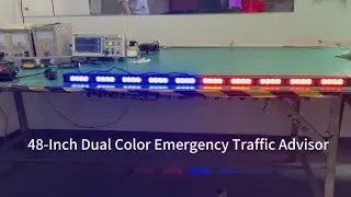 Golddeer Flash Traffic Advisor Safety Emergency Warning Strobe Light Dual color Red Blue Amber SL245
