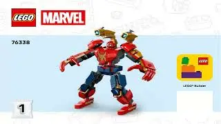 LEGO Instructions - Marvel Super Heroes - 76338 - Mech Battle: Spider-Man vs. Doc  Ock (Book 1)