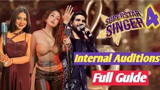 Superstar singer 4 audition process || internal round auditions explained || tv round tak ka safar