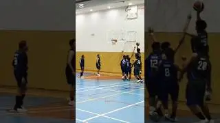 Double team, no problem. 2-point layup using the board