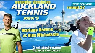Auckland Open | Mariano Navone   vs Alex Michelsein  | [13 Jan 2026] | Gameplay Simulation