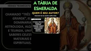 Quem escreveu a T&aacute;bua de Esmeraldas? #alquimia #ocultismo #caibalion