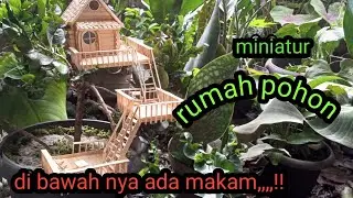 Kerajinan dari stik es krim, Rumah pohon