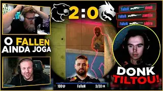 REA&Ccedil;&Otilde;ES dos GRINGOS com A VIT&Oacute;RIA da FURIA CONTRA a SPIRIT (LEGENDADO)