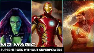 Top 10 Superheros Without Superpowers |  Top 10 in hindi  |  Marvel Studios |  Magic Verse