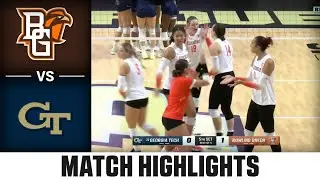 Bowling Green vs. Georgia Tech Match Highlights | 2025 ACC Volleyball
