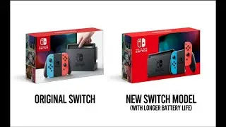 Unboxing Nintendo Switch Console Neon w/ Extended Battery Life (ASMR)