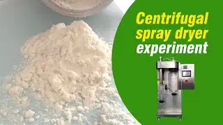 Centrifugal spray dryer experiment #Shorts