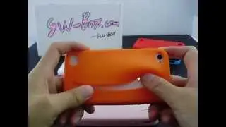 Feed Me ID/Credit Card Holder Silicone Case for iPhone 4S