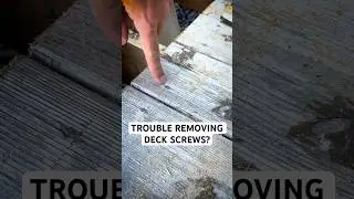 Can&rsquo;t get Screws Out? Here is a Quick Tip #shorts #tipsandtrcks #homeimprovement