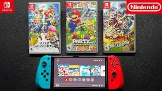 SuperSmash Bros | Mario Party Superstars | Mario Striker | Nintendo Switch