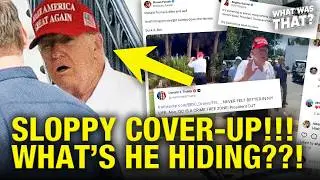 Trump INSTANTLY CAUGHT in COVER-UP as he HIDES FROM PUBLIC