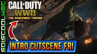 INTRO CUTSCENE FR! DLC 2! LE TR&Ocirc;NE SOMBRE! COD WW2 ZOMBIE! HD!