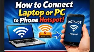 How to Connect a Laptop or PC to Mobile Hotspot