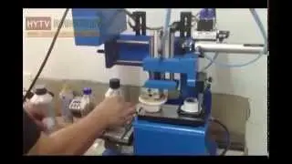 Single color Pad printing machine with closed ink cup
