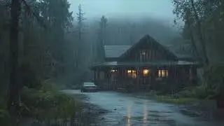 Shake Off Stress and Relax with Heavy Rain in the Forest | Natural Sounds for Deep Sleep, Meditation