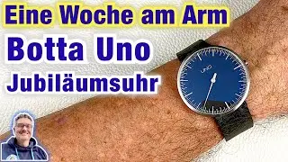 Diese Uhr ver&auml;ndert das Zeitgef&uuml;hl - Botta UNO Einzeigeruhr | Eine Woche