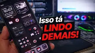Essa personaliza&ccedil;&atilde;o DARK & RED deixou meu Xiaomi absurdo de lindo!