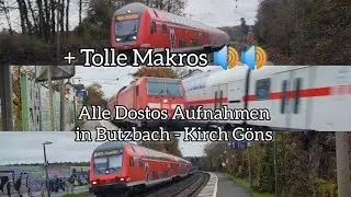 Alle Dostos Aufnahmen in Butzbach - Kirch G&ouml;ns #trainspotting #zug #train #eisenbahn #railway