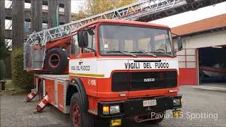 [VIGEVANO] Autoscala Fiat 160NC Macchi/Magirus - livrea originale e sirena pneumatica - VVF Pavia