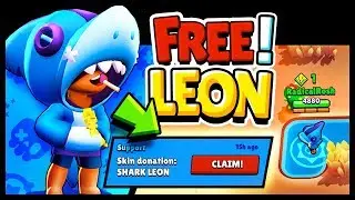 *UNLOCK* FREE LEGENDARY and Shark LEON in BrawlStars! #winbrawlskins